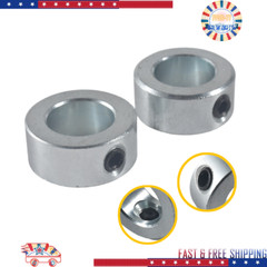 3/4″ Bore Solid Steel Zinc Plated Shaft Collars Set Screw Style (2PCS) NEW