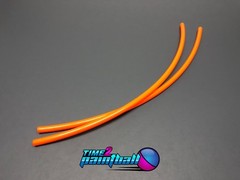 Paintball Marker Gun Macroline Air Hose – 1 Foot of Macro Line (2 Pack) – Orange