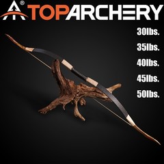 53» One-piece Traditional Bow 30-50lbs Mongolian Horse Bow Handmade Recurve Bow