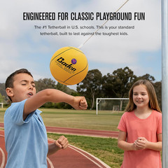 School Quality Tetherball Set – Soft-Touch Tetherball Ball and Rope