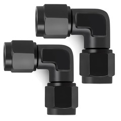 6AN Female to 6AN Female 90 Degree Swivel Coupler 6AN-90Degree-2Pcs Normal