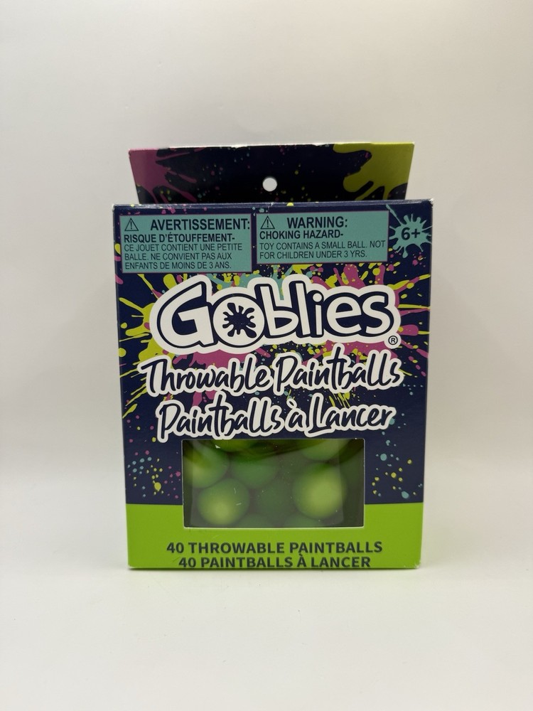 Goblies Throwable Paintballs, 40 Count PAINT Color Varies