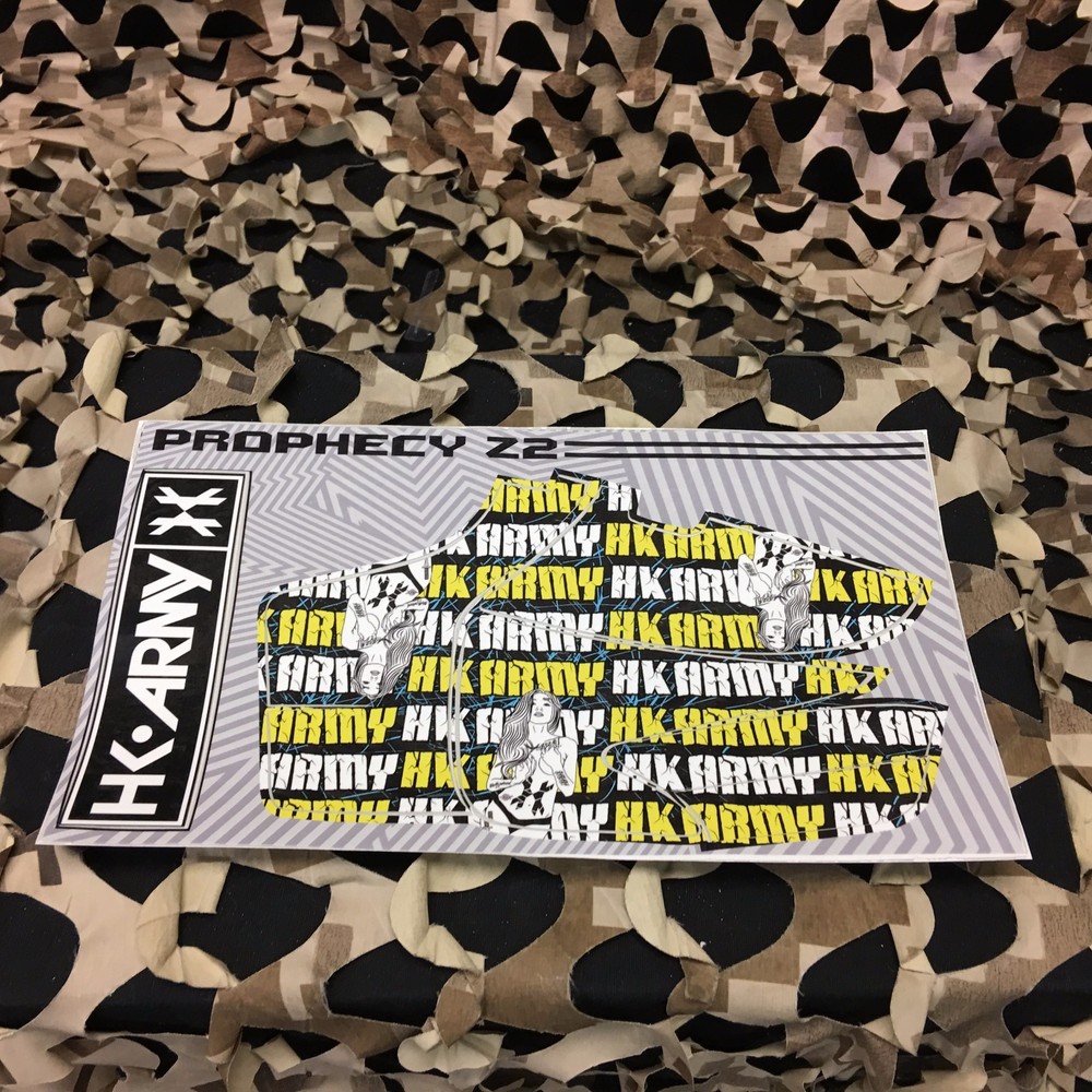 NEW HK Army Prophecy Z2 Custom Loader Wrap Sticker Kit – RockHer – Yellow