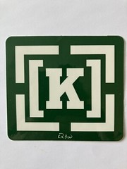KREW Skateboard K-Swiss Supra 90’s Green White Z20 Vintage Skateboarding STICKER