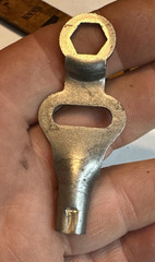 Vintage Metal Roller Skate Key Built-In Hex Wrench Tool – Free Shipping