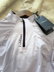 LeMieux Classique Base Layer 1/4 Zip Long Sleeve Lilac UK8/US4 Riding Apparel