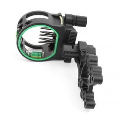 5 Pin Compound Bow Sight 0.019″ Optical Fiber Adjustable Archery RH LH Hunting