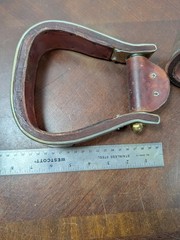 Vintage Diablo USA Silver Plated Overlay Western Saddle Stirrups Engraved Pair