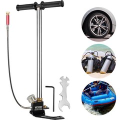 3 Stage PCP Air Gun Rifle Filling Stirrup Pump Hand Pump 4500PSI Gas Filter