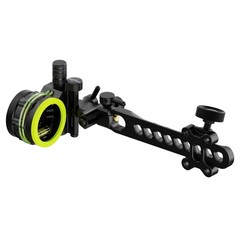 Compound Bow Sight 5Pin .019″ 4X 6X 8X Lens Adjustable Archery Hunt Target RH LH