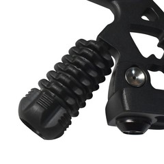Short Rubber Bow Stabilizer – Black, Dampens Shock for Hunting & Target Archery
