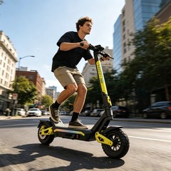 All-Terrain Electric Mountain Scooter for Adults 1200W 30MPH Off-Road E-Scooter