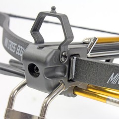 KingsArchery Crossbow Pistol with Bolt Rack Self-Cocking 80LBS 27 Aluminum Arrow