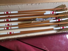 VTG Mercury Cedar Shaft Arrows 12 Matched Turkey Feather Field Hunting Arrows…