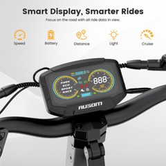 Ausom DT2 Pro Adult Electric Scooter,2*1100W Motor,115km Max Range,10*3.0in Tire