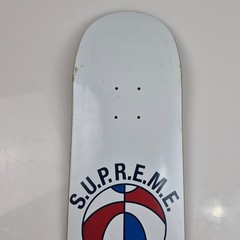 SUPREME League Skateboard Deck SS23 Collection World Famous S.U.P.R.E.M.E. White