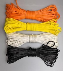 12 Strand Braided Dyneema Rope -3mm 700kg Fracture Strain – 3mmorange65ft