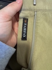 Ariat Women’s Riding Breeches Tan Patch 28R x 24 Stretch Cotton Equestrian Pants