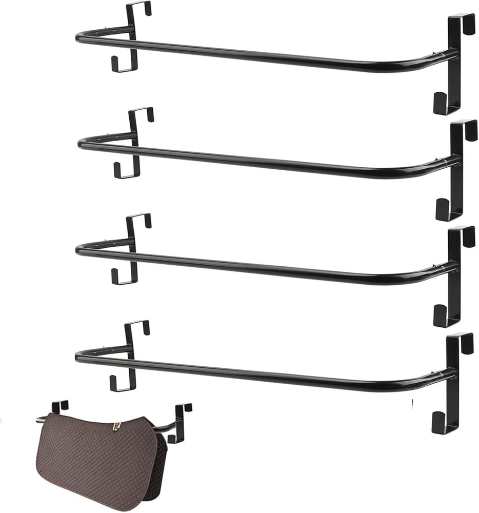 36 Inch Blanket Rack with Tack Rack,Portable Blanket Bar for Hang Horse Blanket