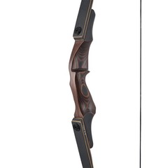 60″ Takedown Hunting Recurve Bow 30-60lbs Wooden Limbs Traditional Bow Shoot RH