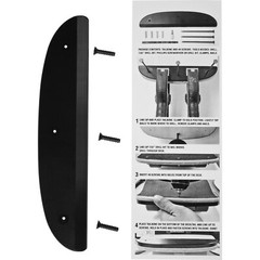 Powell Peralta Old School Skateboard Rails 8″ Tail Bone Reissue Plastic – Black