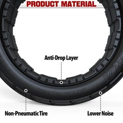 1PZ Comfort Tire 10-2.75 for Electric GoKart Pro and Gokart Bundle Rear Tire,…