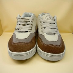 Etnies»Snake» Skate Shoes Brown Tan Grey Suede Canvas Sneakers M8/W9.5 NWB