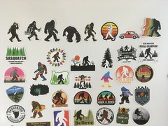 Big Foot Stickers Funny Stickers Kids Sticker Adults Sasquatch Stickers – 50 Pcs