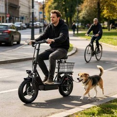 749W off-road scooter, 48V 16.5A high-capacity battery, range up to 35 miles, el