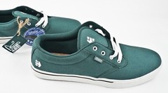 etnies Jameson 2 ECO TFTF Skateboard BMX Skate Shoes US 12 Green Cork Insole NOS
