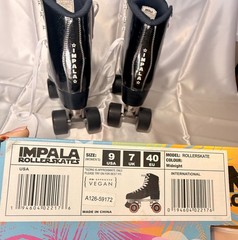 Impala Roller Skates Sidewalk Midnight Glitter Women’s US 9 EU 40 Vegan w/ Box