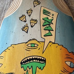 Comet Grease Hammer Longboard Skateboard Complete W/ Volante Morgan Trucks