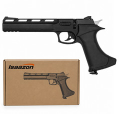 ISAAZON CP400 Black Synthetic .177 CO2 Semi-Automatic Air Gun Pellet Pistol