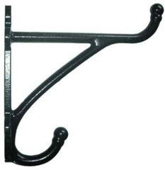 New Heavy Duty Black Powder Coated Malleable Iron 10″ Horse Harness Hook Tack