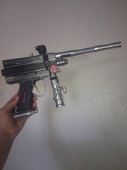Smart Parts Vision Impulse Silver To Gray Fade Paintball Marker Gun