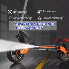 Solid Tire 10 Inch, 10×2.70-6.5 /10×2.75 solid tire 70/65-6.5 Scooter Tubeles…