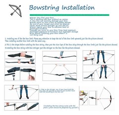 30/40Lbs 57in Takedown Recurve Bow Archery Right Left Hand for Target Hunting