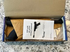 Baikal IZH MP-53M Russian sporter air pistol, .177 caliber, with box and manual