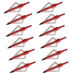 12x 20 inch Carbon Crossbow Bolts OD 8.8mm Archery Arrows / 100 Grain Broadhead