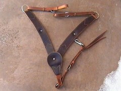 GORGEOUS JONES ROUGHOUT BREASTCOLLAR STRAP SILVER CADILLAC COWGIRL SADDLE