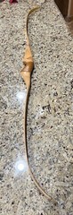 Fred Bear Vintage Recurve 1963 Cub Dogleg 60 inch 30 lbs Rare tan grip LH