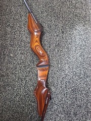 Handmade Recurve Bow. Hualipai Wood. 62″ Overall Spiritwoods AZ. 50lb Oull…