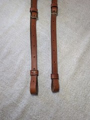 PAIR Of Replacement Breast Collar Tug Straps Western Leather FREE Shipping #2