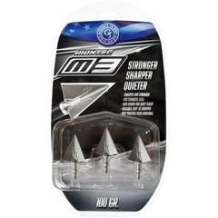 G5 Outdoors Montec M3 Solid Stainless Steel Broadhead – 100