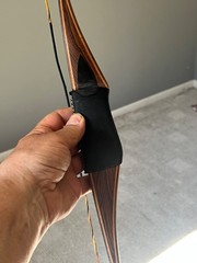 white bison traditional longbow by steve hohensee