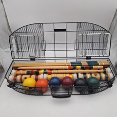 Eddie Bauer 6-Player Croquet Set – 100% Complete with Wire Case & Manual