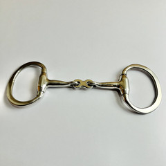 Horse English Tack Soft Biothane Bridle with Free Reins & Loose Ring Bit