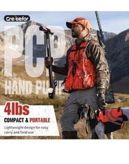 High-Pressure 4-Stage PCP Hand Pump 30MPa for Air Rifles, HPA Tanks, Paintball