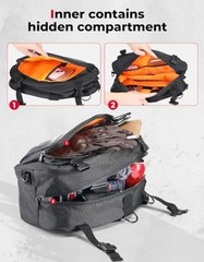KEMIMOTO Motorcycle Saddlebags with Rain Covers Compatible with Dirt Bike Dual