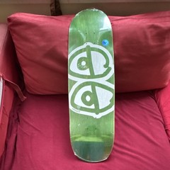 Krooked Green Skateboard Deck Eye Graphic Logo Graphics Art Theme Skateboard